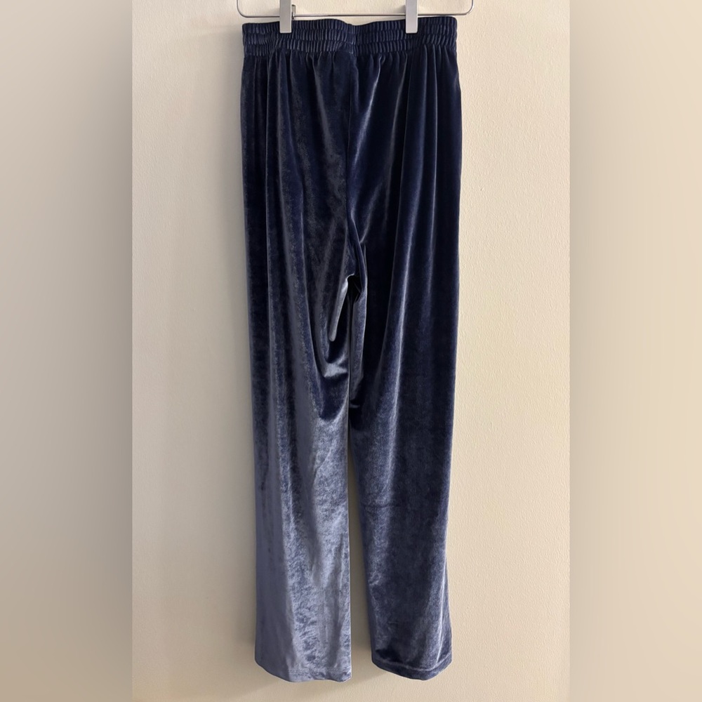 Pink Victoria’s Secret Wide Leg Velour Pants Size Small - Picture 3 of 5